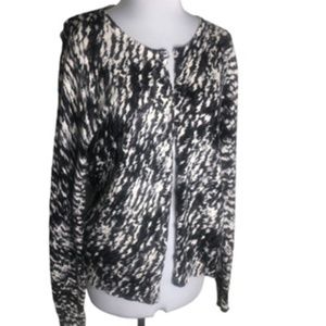 George Abstract Design Button Front Cardigan Size XL